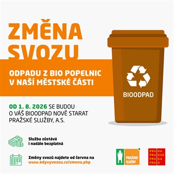 Změna svozu odpadu od srpna 2026