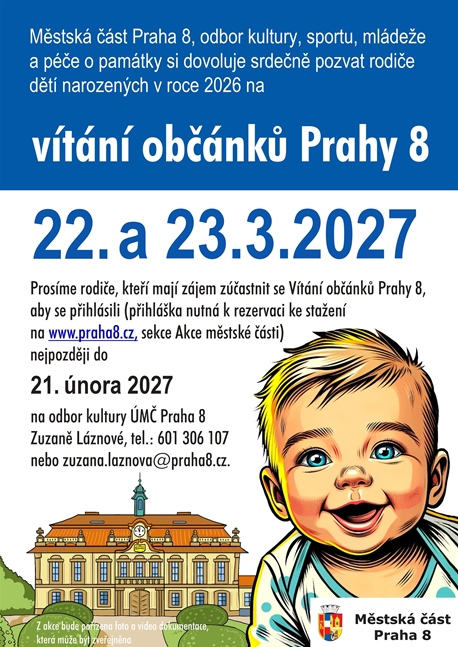 Vítání občánků - březen 2027