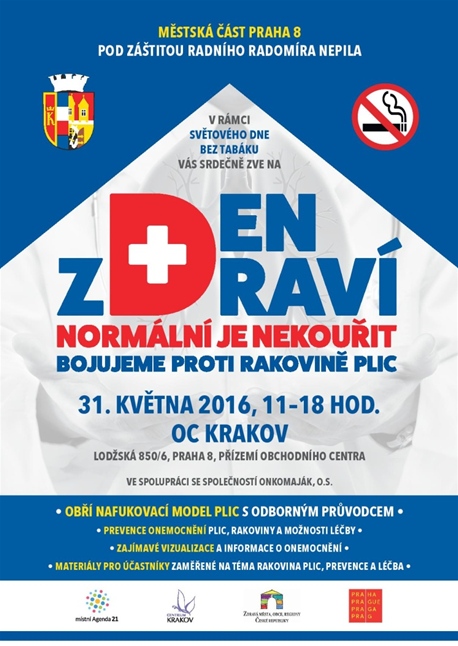 Den zdraví - bojujeme proti rakovině plic