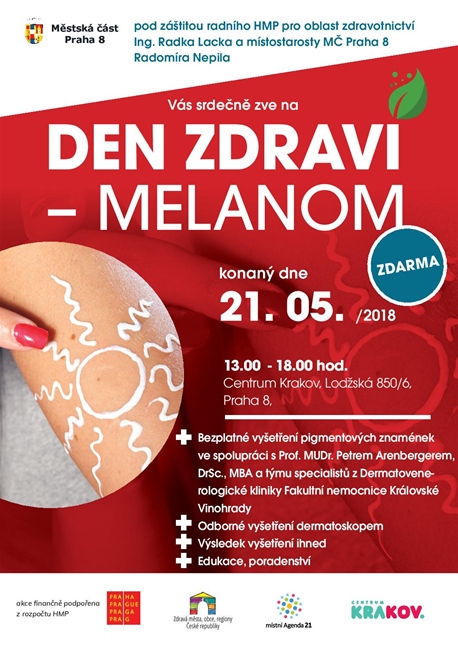 Den zdraví – Melanom, 21. května 2018, Centrum Krakov