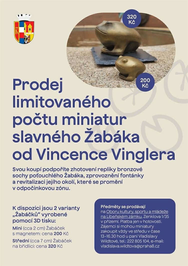 Nabídka prodej žabák