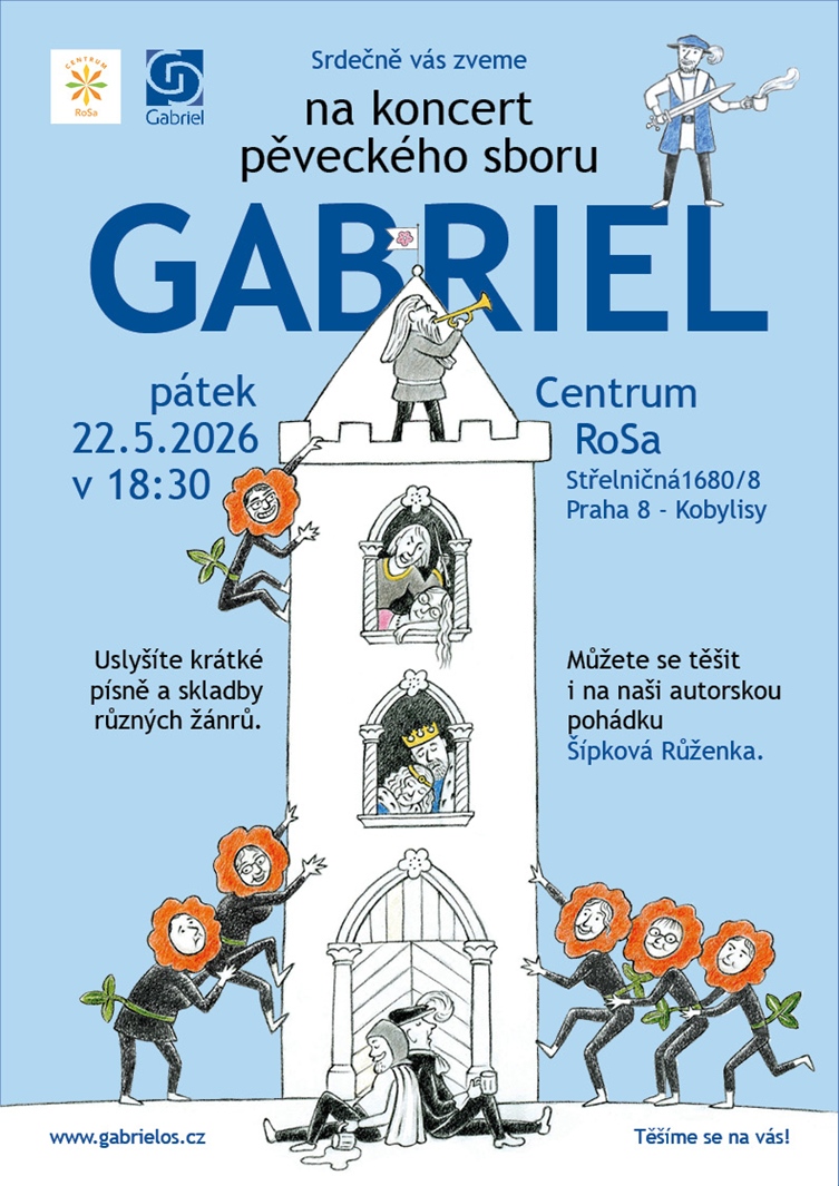 Koncert Smíšeného pěveckého sboru Gabriel