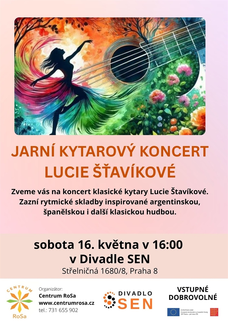 Jarní kytarový koncert Lucie Šťavíkové