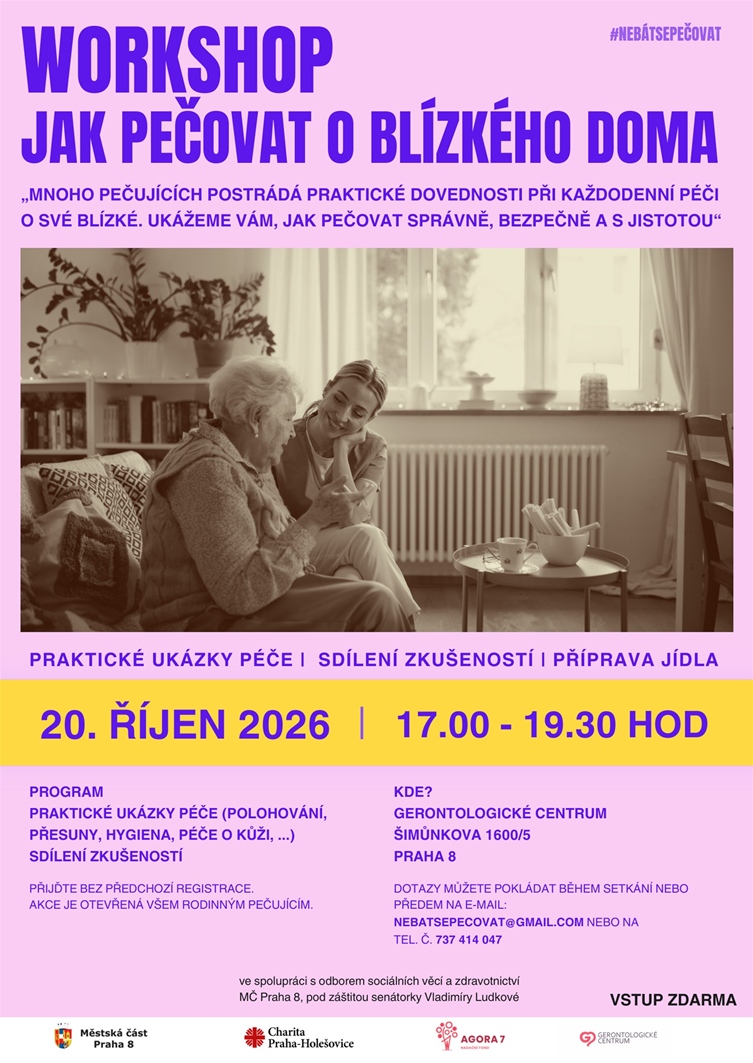 Workshop Jak pečovat o blízkého doma