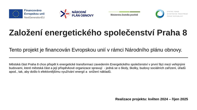 Založení energetického společenství Praha 8