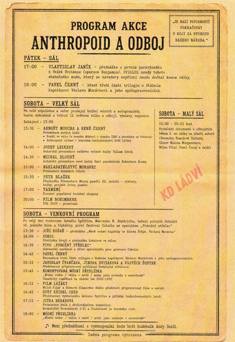 Anthropoid a odboj program