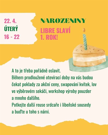 1. výročí LIBRE 1. výročí LIBRE